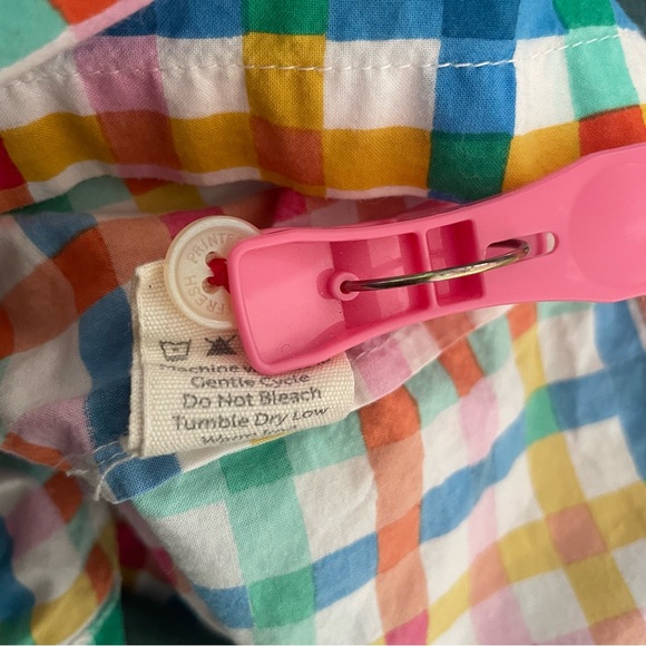 Oh joy! Printfresh collab short sleeved button down cotton pajama top small - Picture 6 of 8